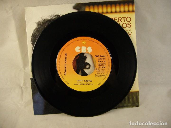 Discos de vinilo: ROBERTO CARLOS-LADY LAURA - Foto 2
