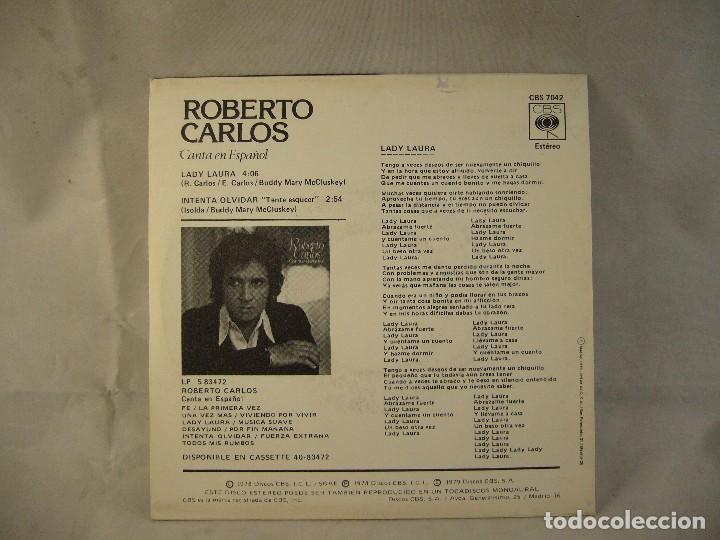 Discos de vinilo: ROBERTO CARLOS-LADY LAURA - Foto 4