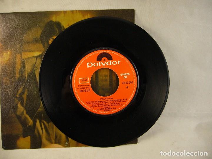 Discos de vinilo: FRANCISCO - LATINO SINGLE 1981 - Foto 2