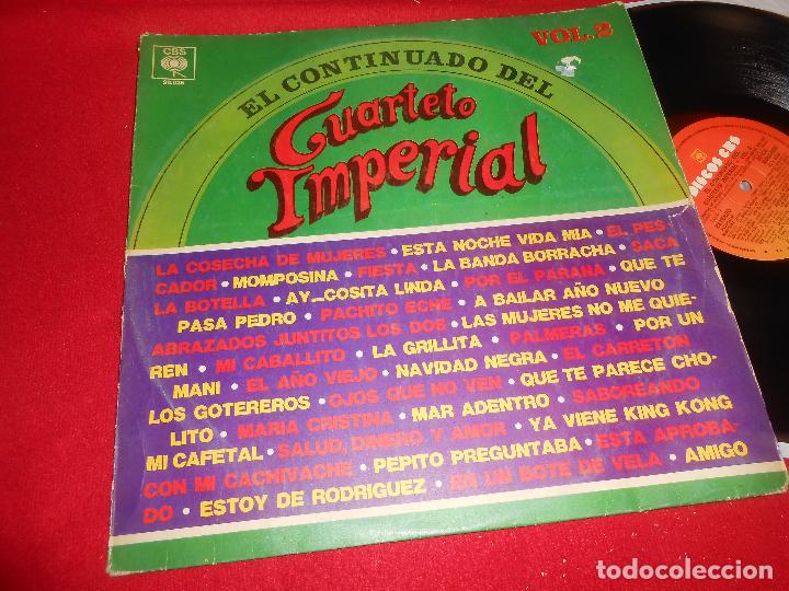 Disques de vinyle: EL CONTINUADO DEL CUARTETO IMPERIAL VOL.2 LP 1979 CBS EDICION ARGENTINA