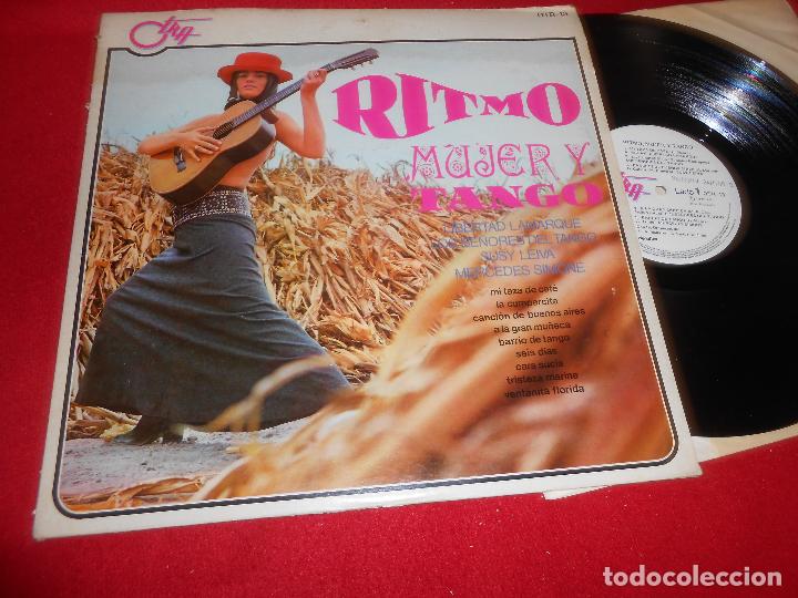 Disques de vinyle: RITMO, MUJER Y TANTO LP 1975 OTRA EDICION MEXICO RECOPILATORIO LAMARQUE+LEIVA+ETC