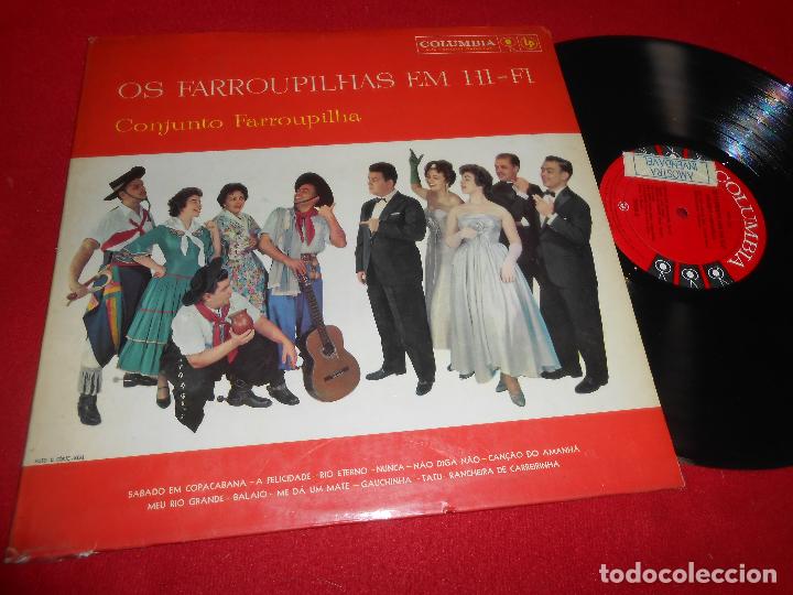 Disques de vinyle: CONJUNTO FARROUPILHA OS FARROUPILHAS EM HI-FI LP COLUMBIA PROMO EDICION BRASIL BRAZIL