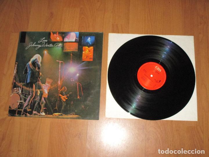 Discos de vinilo: JOHNNY WINTER - LIVE - SPAIN - CBS - T - - Foto 1