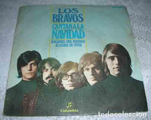Discos de vinilo: LOS BRAVOS - CANTAN A LA NAVIDAD - SINGLE 1970 - Foto 1