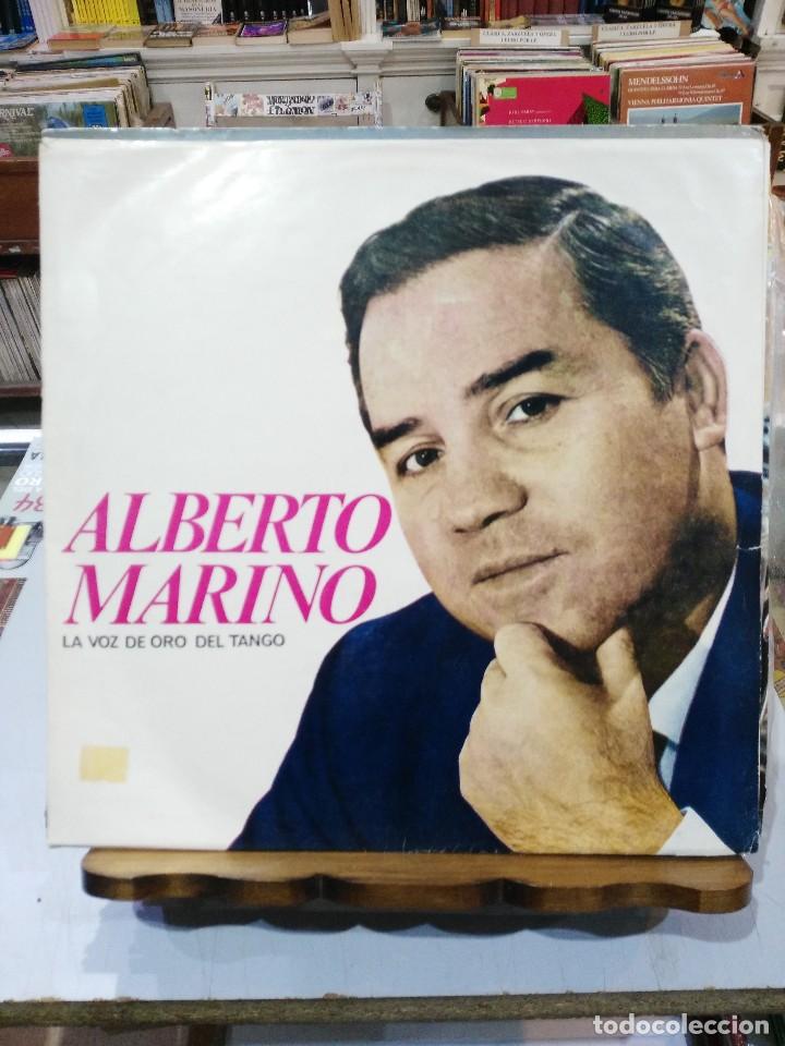 Discos de vinil: Alberto Marino - La Voz de Oro del Tango - LP. del sello Fonola de 1974