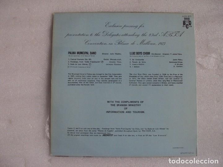 Discos de vinilo: ABTA 1973, PALMA DE MALLORCA, RARO LP PROMOCIANAL PARA LOS DELEGADOS DEL 23 CONVENCION ABTA - Foto 2 - 108887147