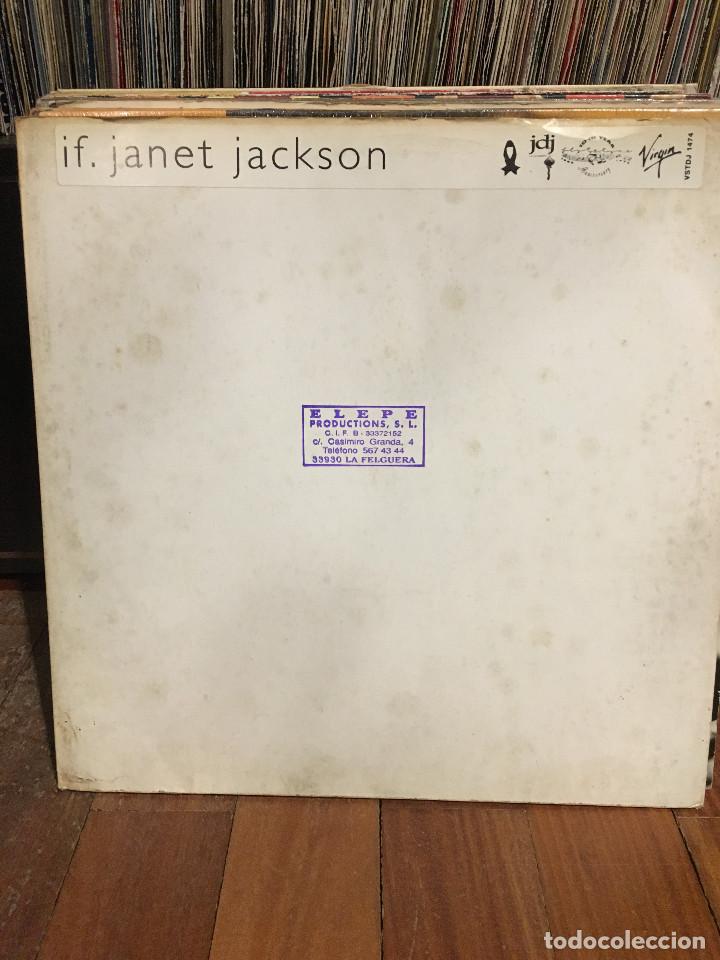 Discos de vinilo: JANET JACKSON - IF (DOBLE MAXI) - Foto 1