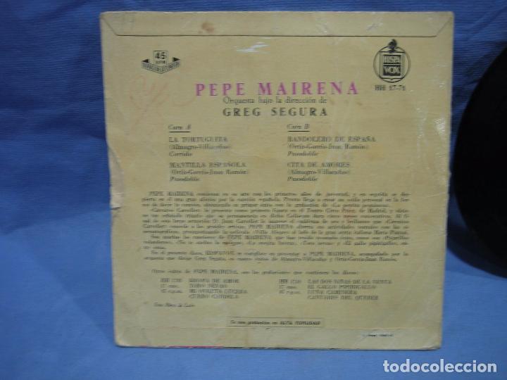 Discos de vinilo: Sigles Pepe Mairena 1959 - Foto 4