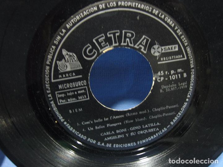 Discos de vinilo: Singles Quartetto Cetra 1958-1959 - Foto 3