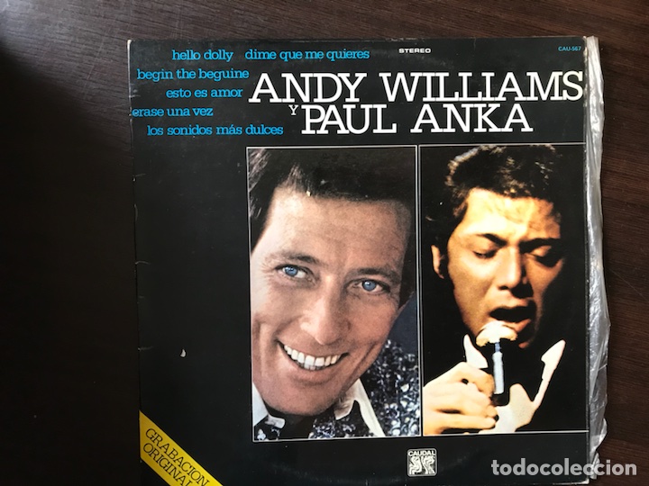 Discos de vinilo: Andy Williams y Paul,Anka - Foto 1