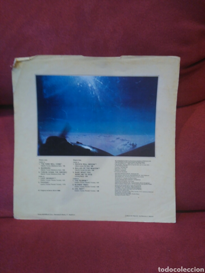 Discos de vinilo: Wishbone Ash Live Dates s&oacute;lo encarte - Foto 2