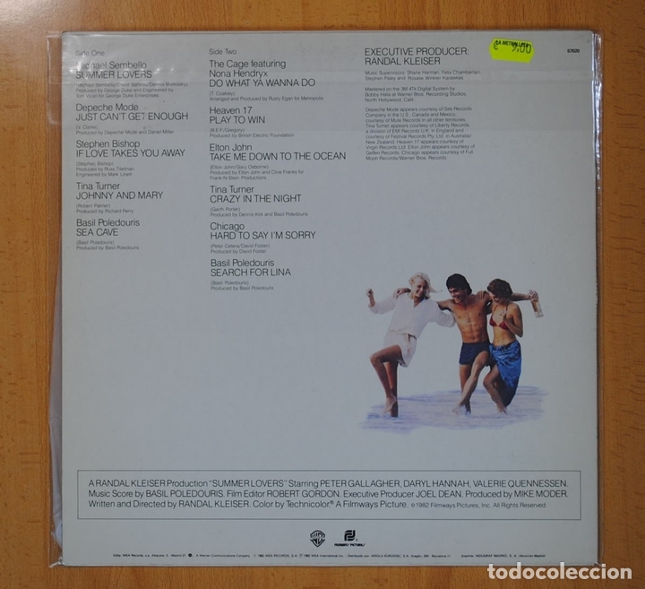 Discos de vinilo: VARIOS - UN AMOR DE VERANO BSO - LP - Foto 2