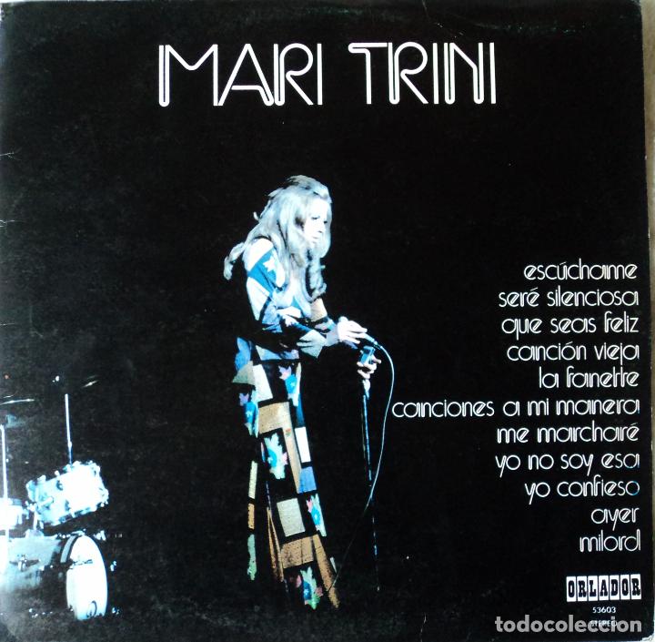 Discos de vinilo: Mari Trini - Grandes Exitos - Edici&oacute;n de 1973 de Espa&ntilde;a - Foto 1