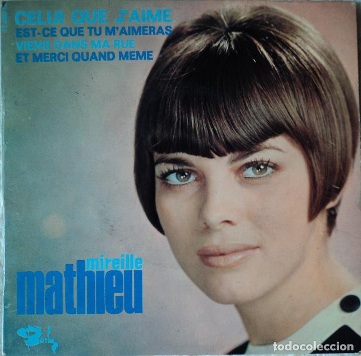 Discos de vinilo: Mireille Mathieu - Celui que Jaime - Edici&oacute;n de Francia - Foto 1