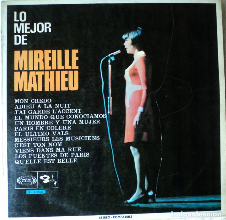 Discos de vinilo: Mireille Mathieu - Lo Mejor - Edici&oacute;n de 1968 de Espa&ntilde;a - Foto 1