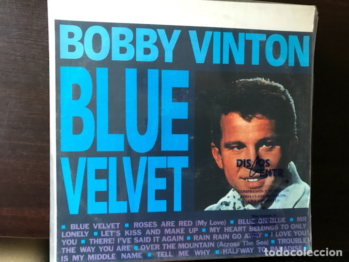 Discos de vinilo: Blue Velvet. Bobby Vinton - Foto 1