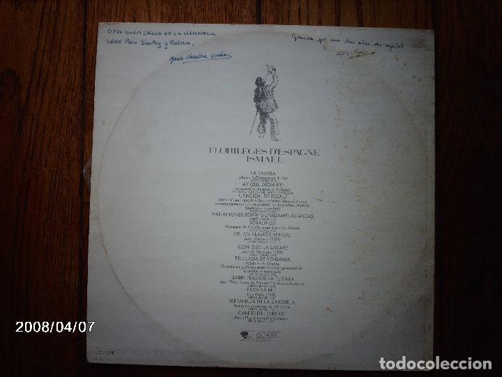 Discos de vinilo: ismael  -  florileges d&acute; espagne - Foto 2