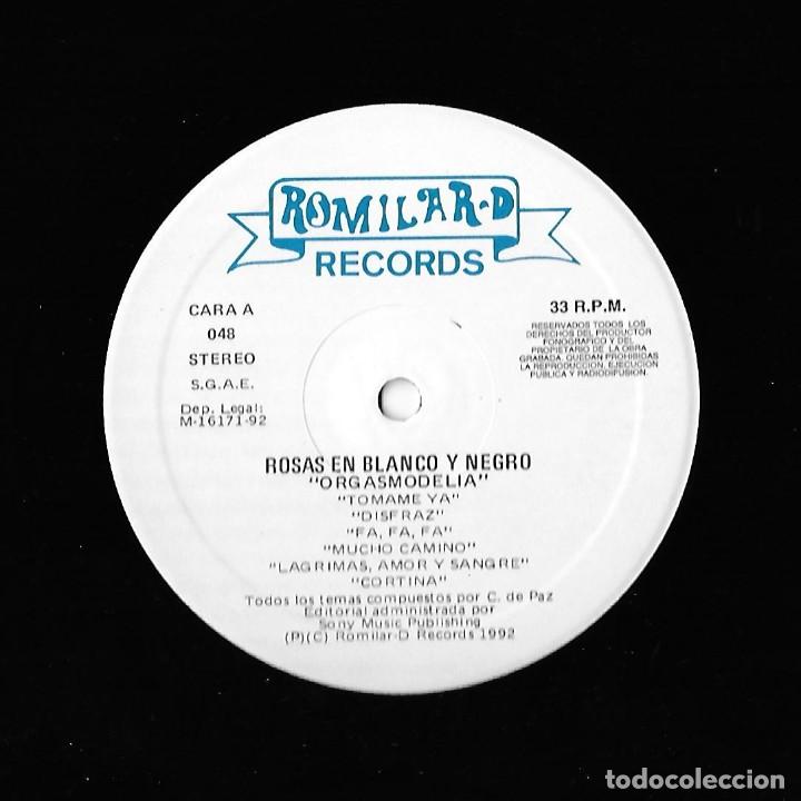 Discos de vinilo: ROSAS EN BLANCO Y NEGRO: ORGASMODELLA (GARAGE) - Foto 3