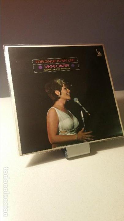 Discos de vinilo: VIKKI CARR FOR ONCE IN MY LIFE LP - Foto 1
