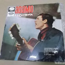 Discos de vinil: ADAMO (LP) ADAMO A L’OLYMPIA AÑO 1965. Lote 109184699