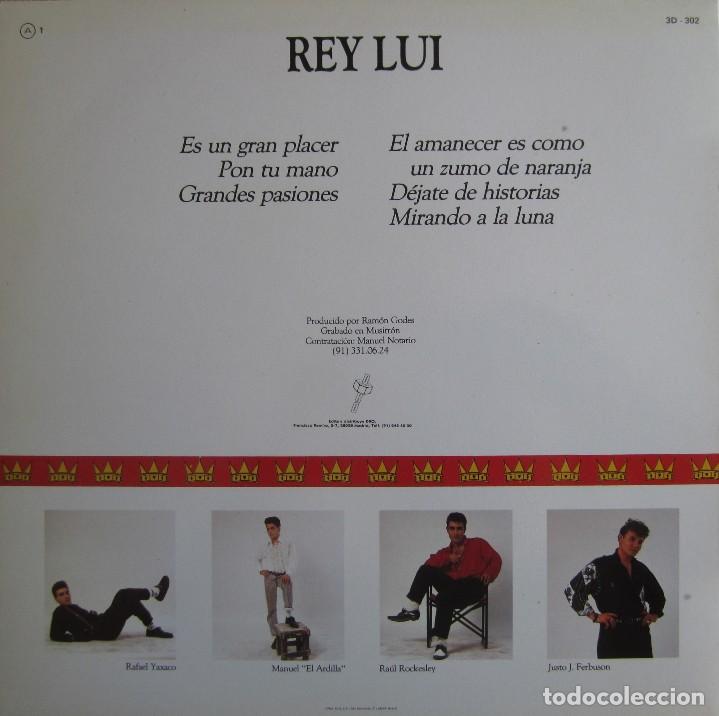 Discos de vinilo: REY LUI: REY LUI (POP / ROCKABILLY) - Foto 2