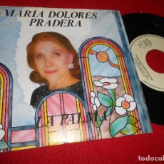 Discos de vinilo: MARIA DOLORES PRADERA LA PALMA /CABALLO ALAZAN LUCERO 7'' SINGLE 1987 ZAFIRO PROMO