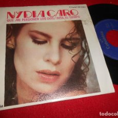 Discos de vinilo: NYDIA CARO QUE ME PERDONEN LOS DOS/PASA EL TIEMPO 7'' SINGLE 1981 COLUMBIA