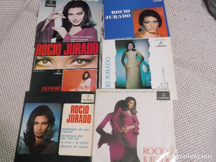 Discos de vinilo: LOTE 5 EPS Y 1 SINGLE DE ROCIO JURADO-EDICIONES ORIGINALES - Foto 1