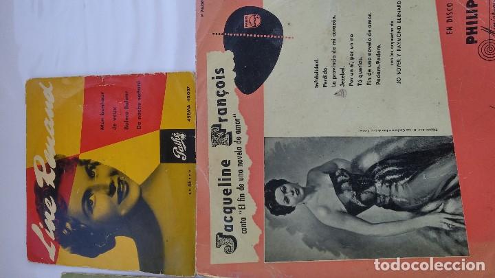 Discos de vinilo: Singles de Line Renaud y otros - Foto 4