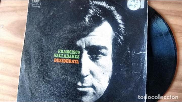 Vinyl-Schallplatten: SINGLE (VINILO) DE FRANCISCO VALLADARES A&Ntilde;OS 70