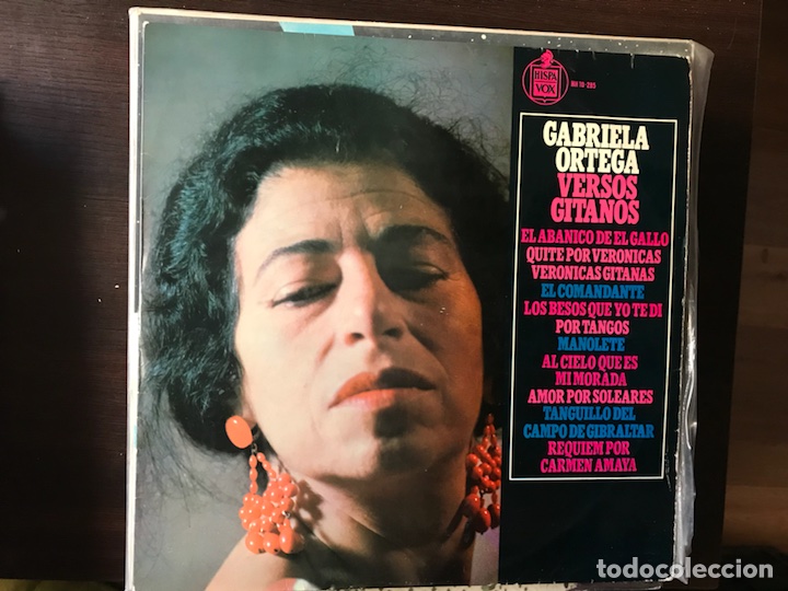 Discos de vinilo: Versos gitanos. Gabriela Ortega - Foto 1