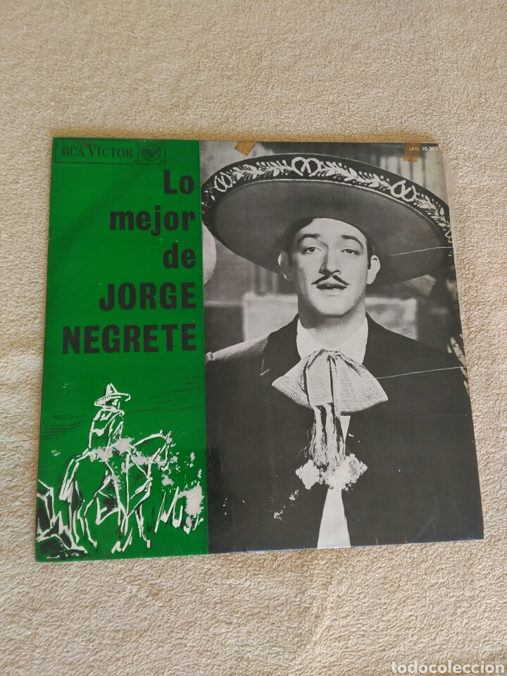Discos de vinilo: LO MEJOR DE JORGE NEGRETE LP - Foto 1