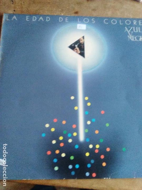 Discos de vinilo: LA EDAD DE LOS COLORES AZUL Y NEGRO - Foto 1