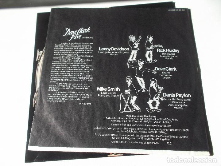Discos de vinilo: DAVE CLARK FIVE 25 THUMPING GREAT HITS POLIDOR 1978 - Foto 3