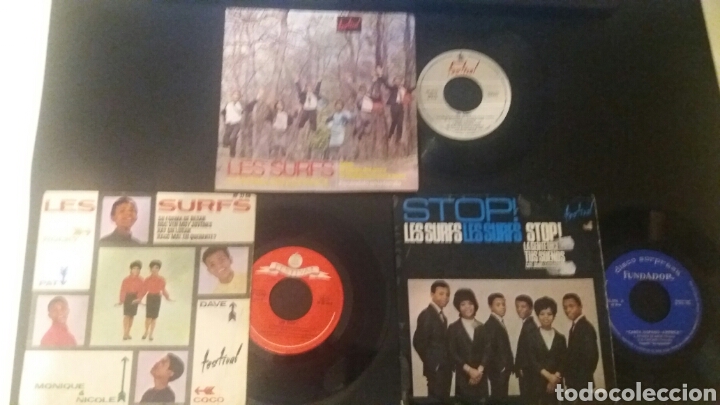 Discos de vinilo: LES SURFS- LOTE 3 SINGLE-. - Foto 1