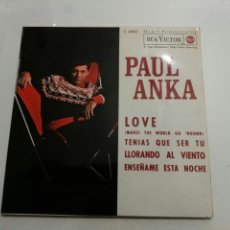 Discos de vinilo: PAUL ANKA- EP LOVE- RCA VICTOR 1963 ESPAÑA 6