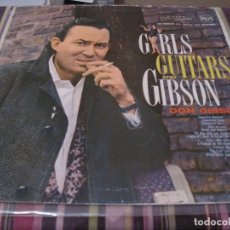 Discos de vinilo: LP- DON GIBSON GIRLS GUITARS AND GIBSON RCA 2361 SPAIN 1961 SOLO PORTADA COUNTRY