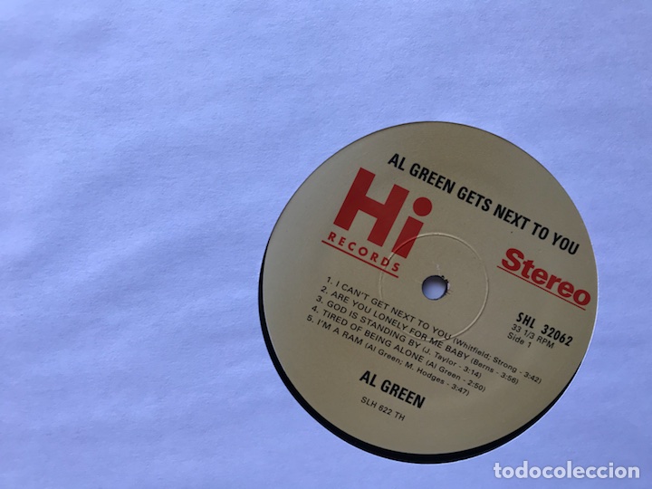 Discos de vinilo: Get next to you. Al Green - Foto 2