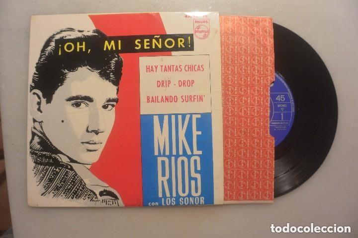 Discos de vinilo: DISCO SINGLE MIKE RIOS OH MI SE&Ntilde;OR CON LOS SONOR - Foto 1