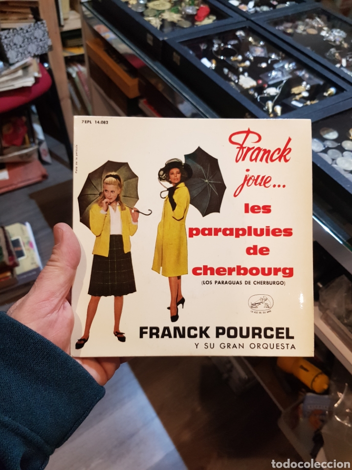 Discos de vinilo: Frank Pourcel los paraguas de Cherburgo y su gran orquesta single - Foto 1