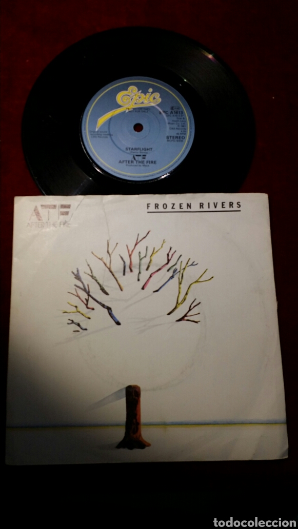 Discos de vinilo: Disco frozen rivers, starflight y after the fire - Foto 1
