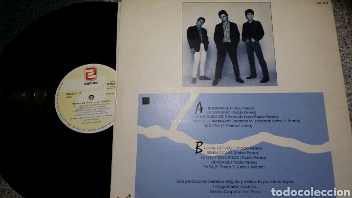 Discos de vinilo: LP la trampa , te esperar&eacute;, un segundo... - Foto 2
