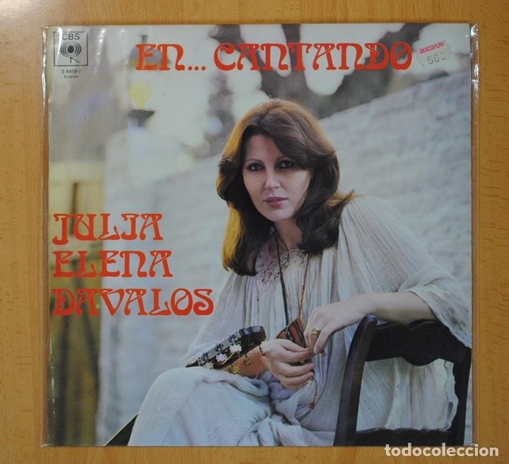Discos de vinilo: JULIA ELENA DAVALOS - EN... CANTANDO - LP - Foto 1