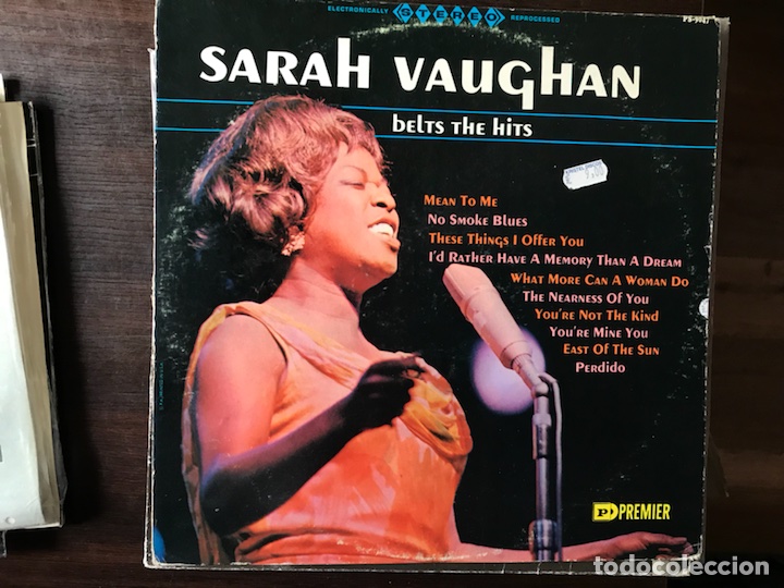 Discos de vinilo: Sarah Vaughan belts the hits - Foto 1