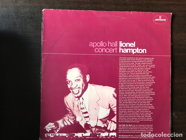 Discos de vinilo: Apollo Hall concert. Lionel Hampton - Foto 1