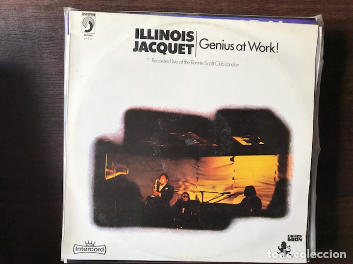 Discos de vinilo: Genius at work!. Illinois Jacquet - Foto 1