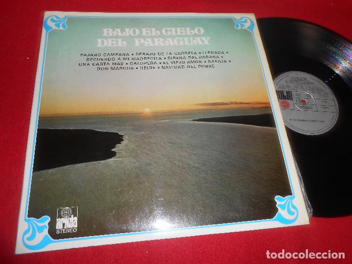 Disques de vinyle: BAJO EL CIELO DEL PARAGUAY VOL.II LP 1975 ARIOLA EDICION ESPA&Ntilde;OLA SPAIN