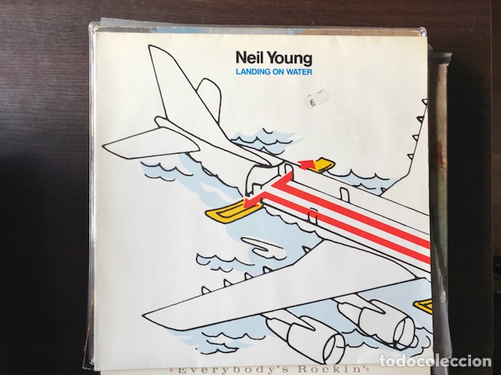 Discos de vinilo: Landing on water. Neil Young - Foto 1