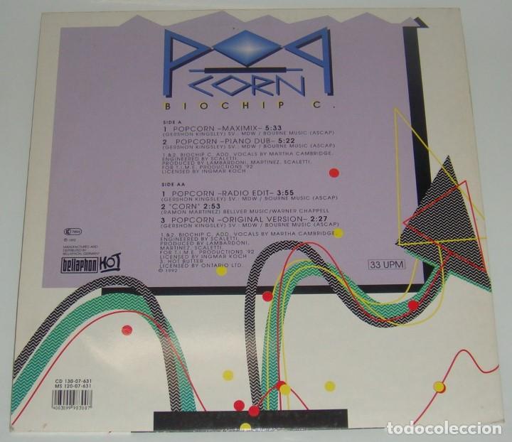 Discos de vinilo: MAXI - BIOCHIP C - POPCORN - BIOCHIP C - POP CORN - Foto 2