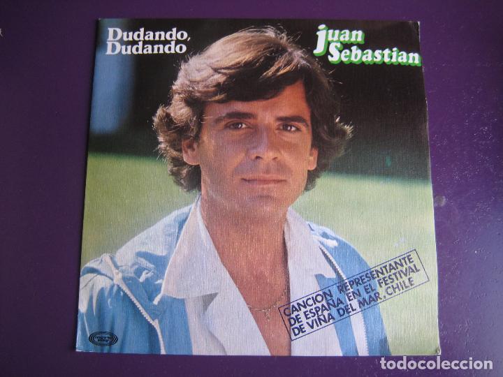 Discos de vinilo: JUAN SEBASTIAN Sg MOVIEPLAY 1980 dudando dudando/ mis sue&ntilde;os FESTIVAL VI&Ntilde;A DEL MAR - CHILE